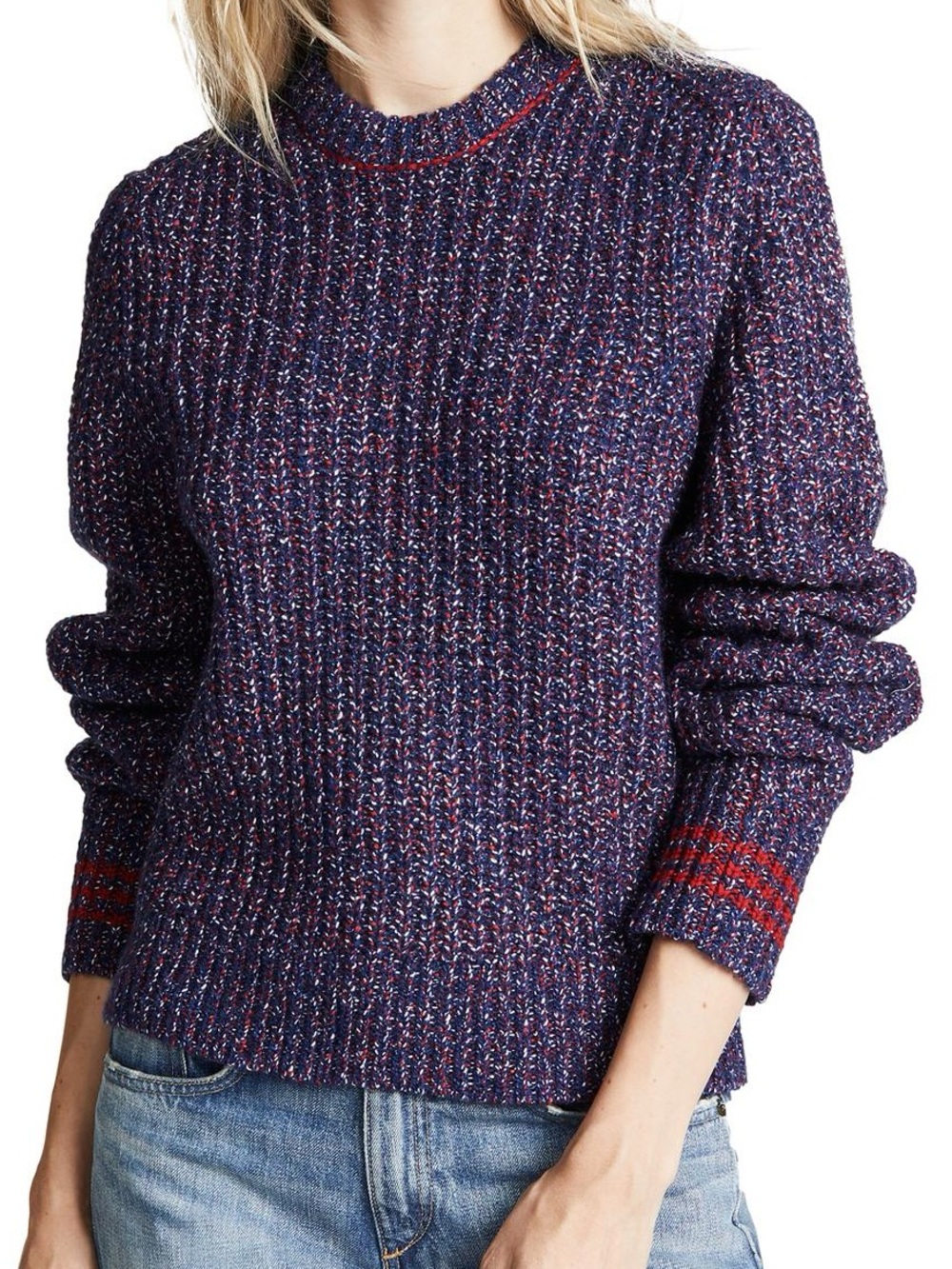 Rag & Bone Merino Wool Sweater Quiet Luxury Old Money Chunky Knit XS - Picture 2 of 15